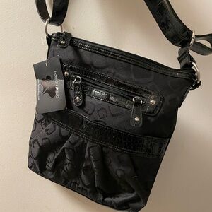 Fashion Bug Elegant Black Crossbody Bag